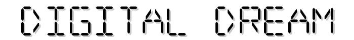 Digital dream font
